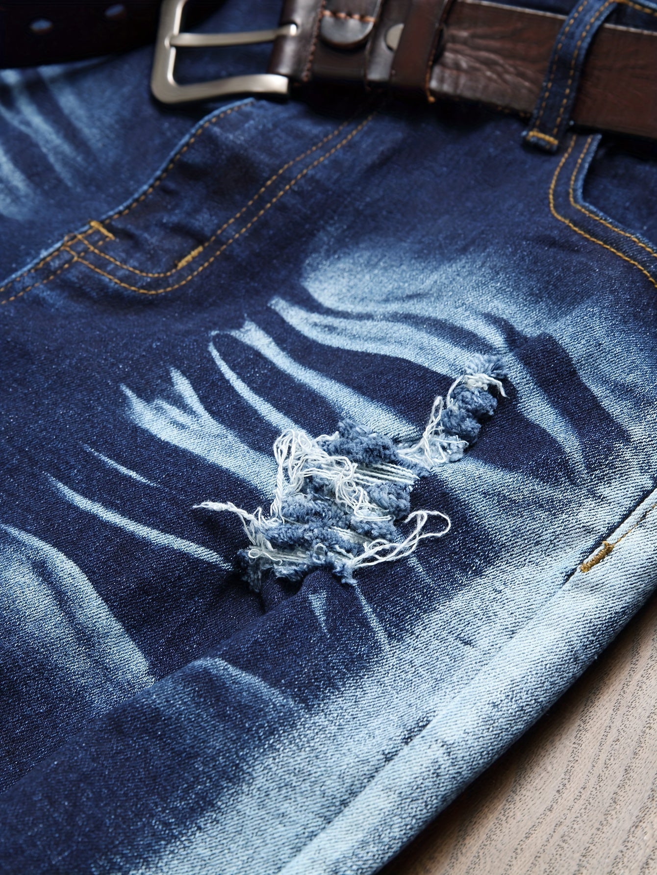 Vintage Ripped Stretch Skinny Jeans