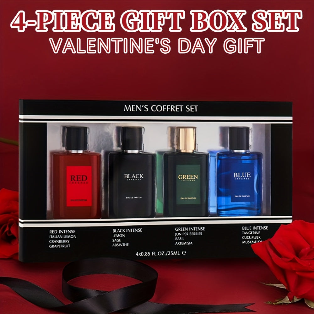 Men's 4 Piece Eau De Toilette Gift Set Citrus Fragrance