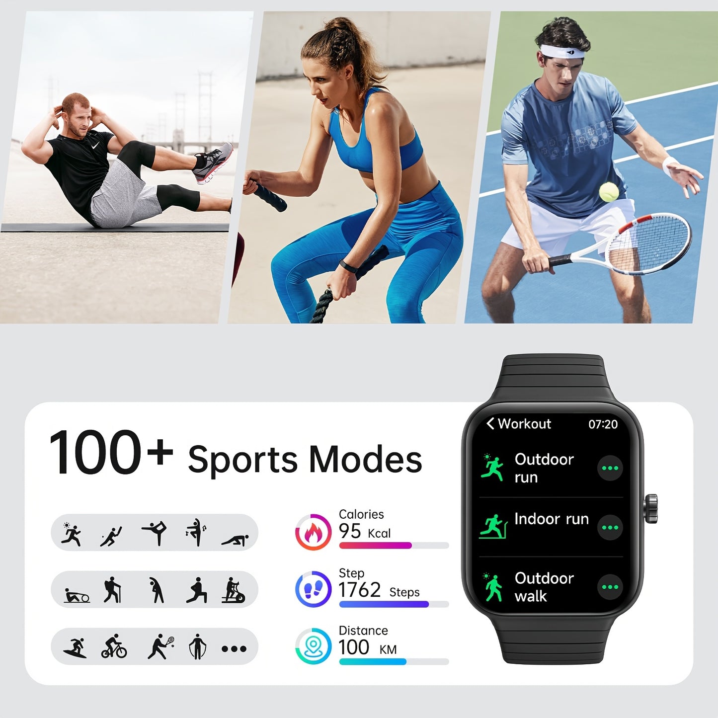 Wireless Smartwatch Device USB Powered Connectivity