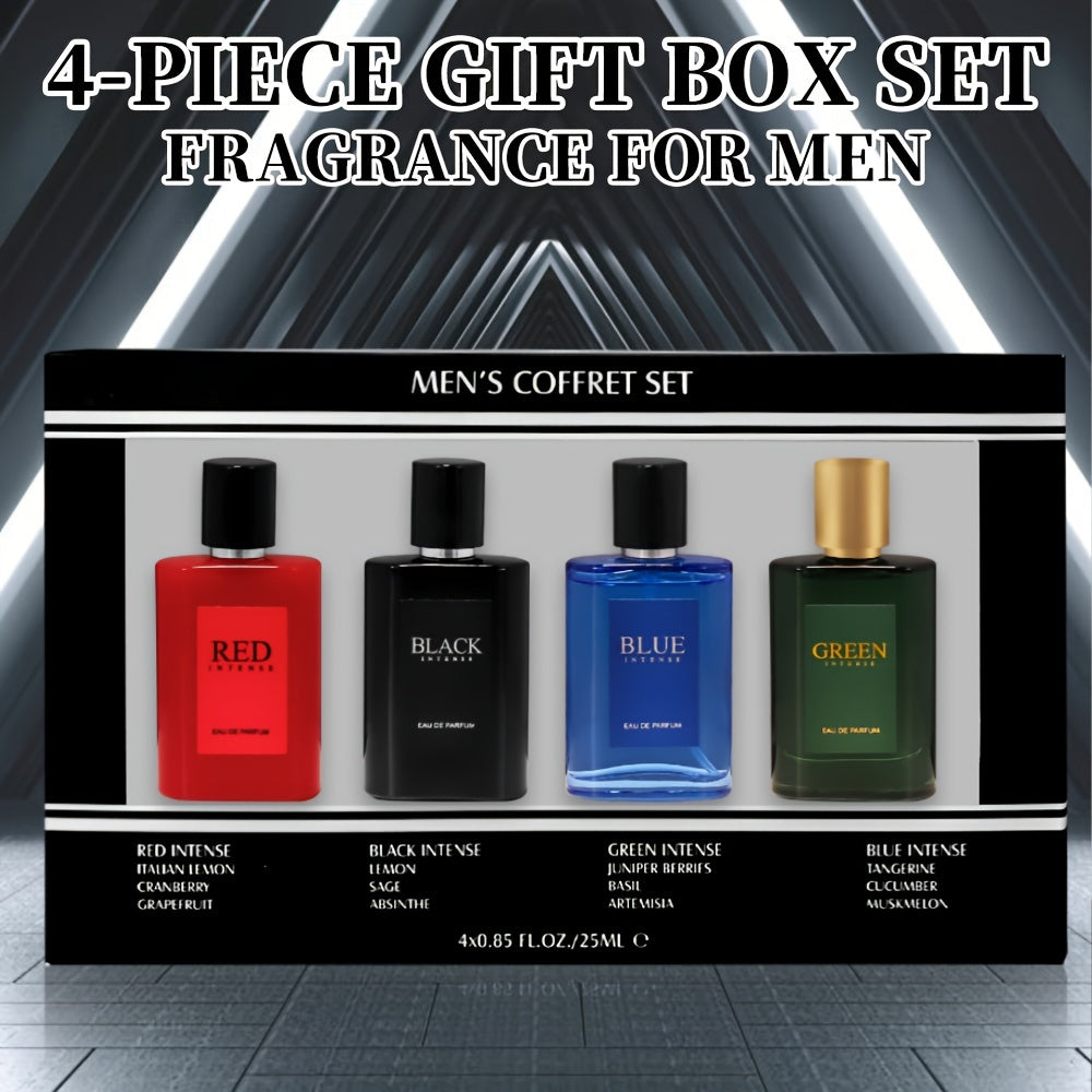 Men's 4 Piece Eau De Toilette Gift Set Citrus Fragrance