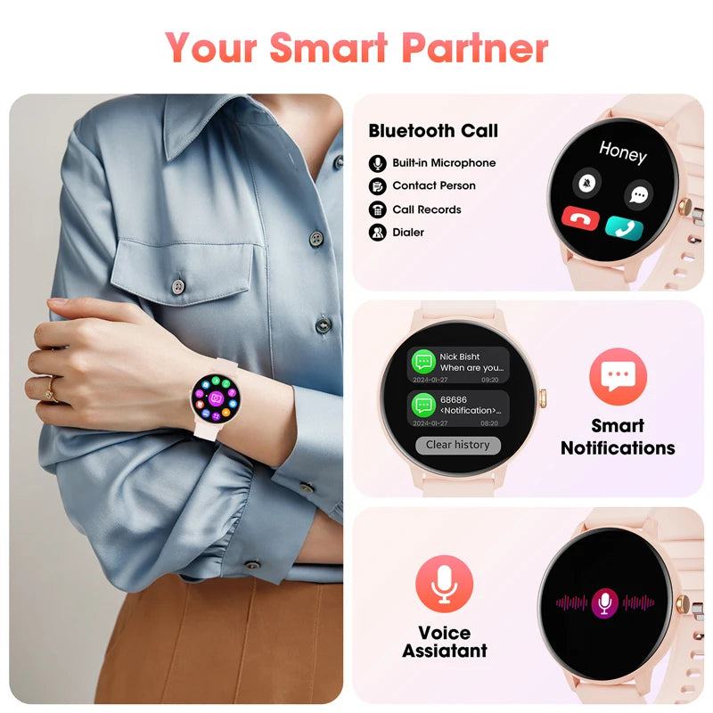 Karchilor 2024 Women’s Smartwatch with Health Tracking
