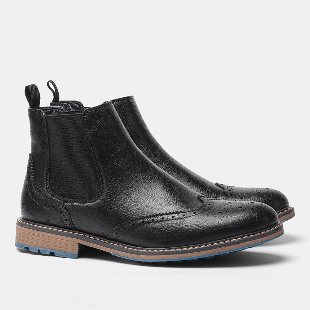 Retro Leather Men’s Boots