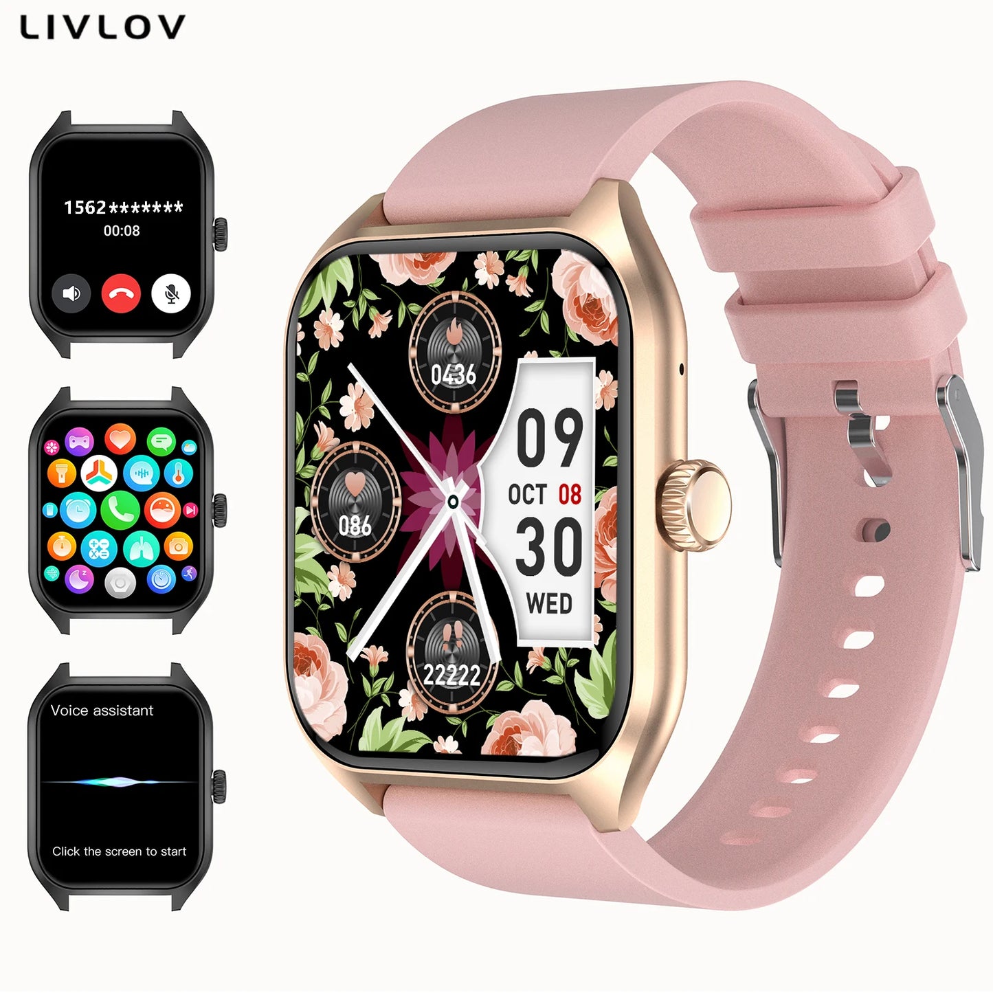 BookerBoutique25 AI Voice Assistant Smart Watch For Men