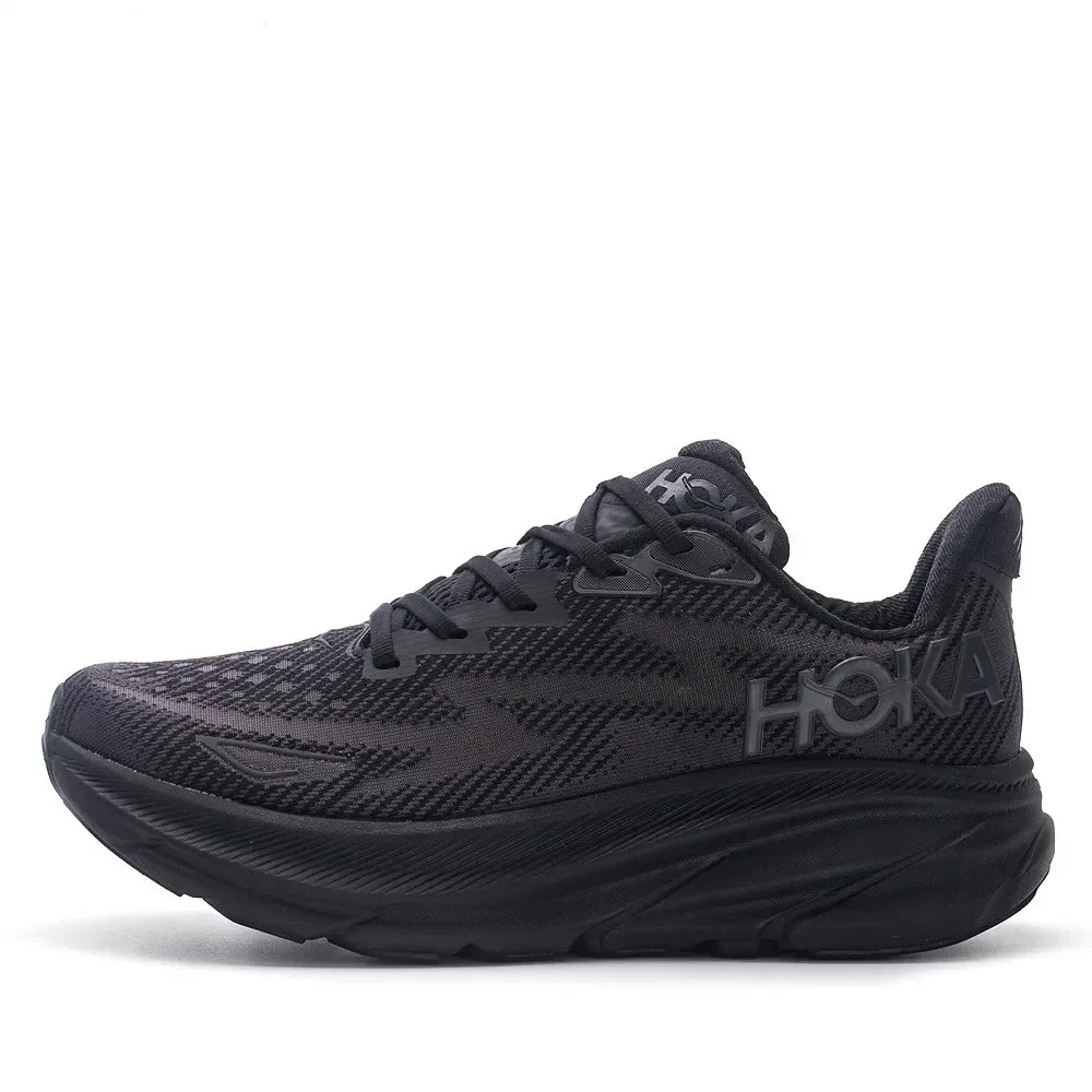 HOKA Clifton 9 Women's Phantom Fabric Running Shoes