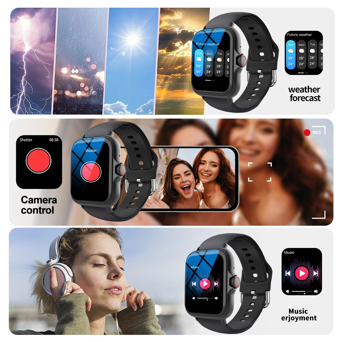 BookerBoutique25 Smartwatch With Multiple Sports Modes