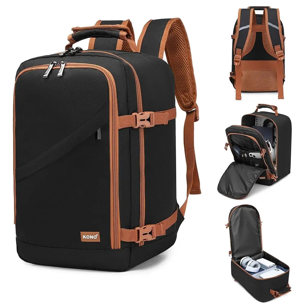 Kono Cabin Bag 40x20x25 for Ryanair Underseat Travel