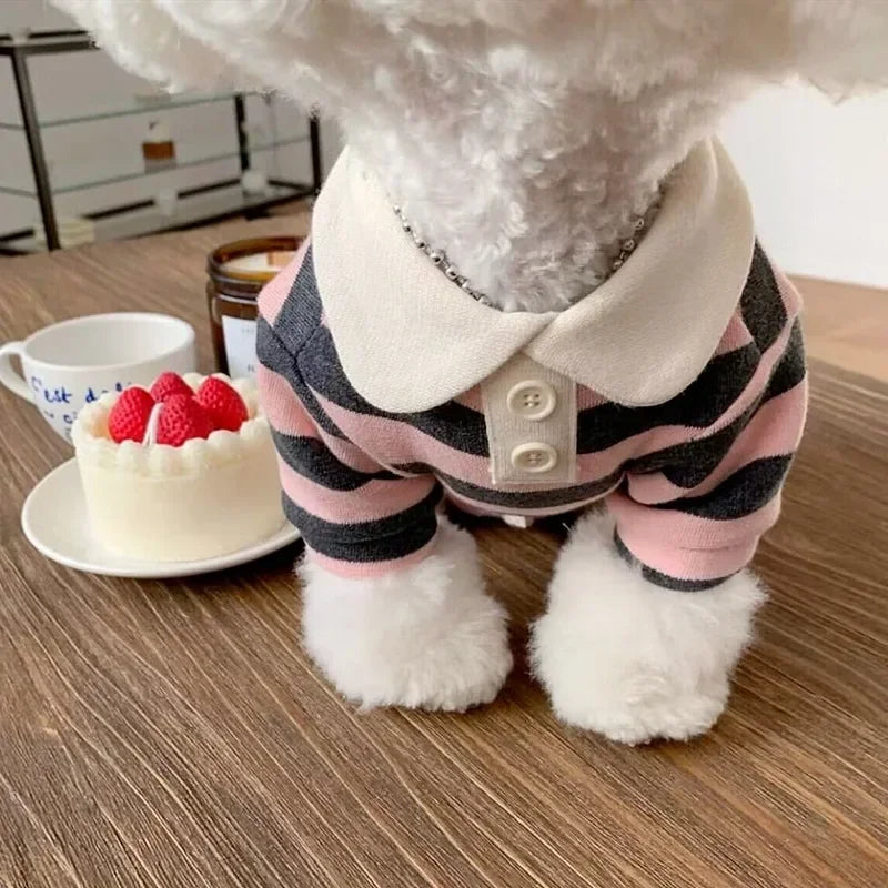 Lightweight Striped Pet Outfit