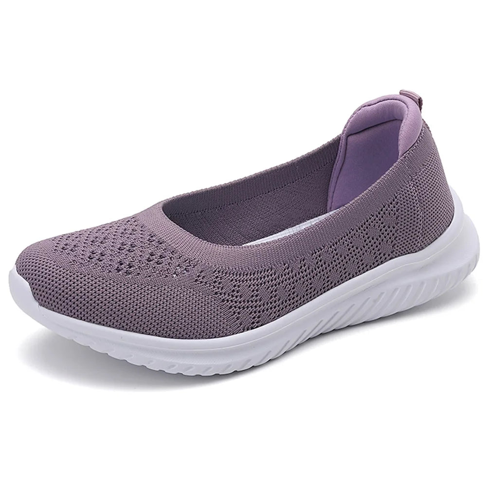 Women Knit Walking Shoes