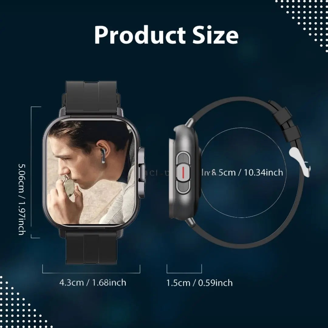 2 In 1 Smartwatch With Earbuds Wireless Multi-Sport NFC Call