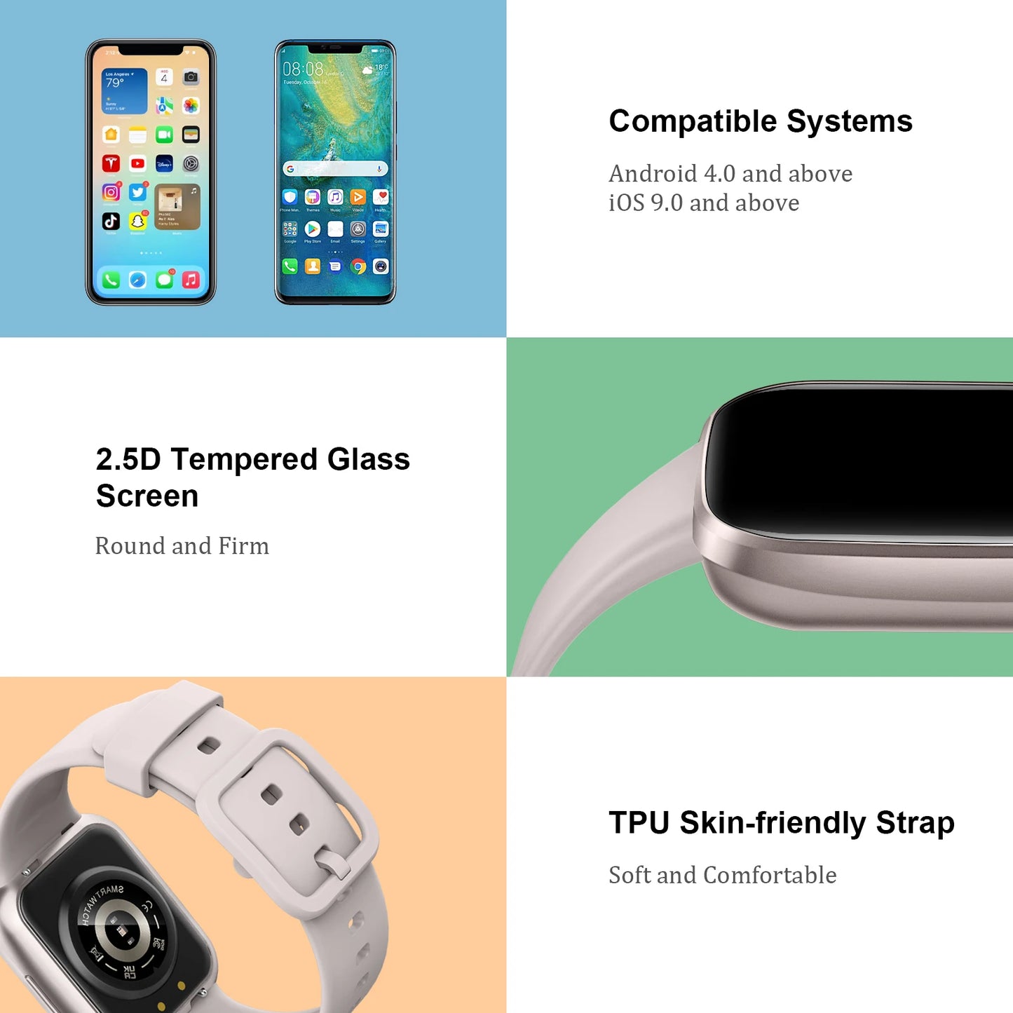 BookerBoutique25 Nerunsa Smart Watch Tracker with Pedometer