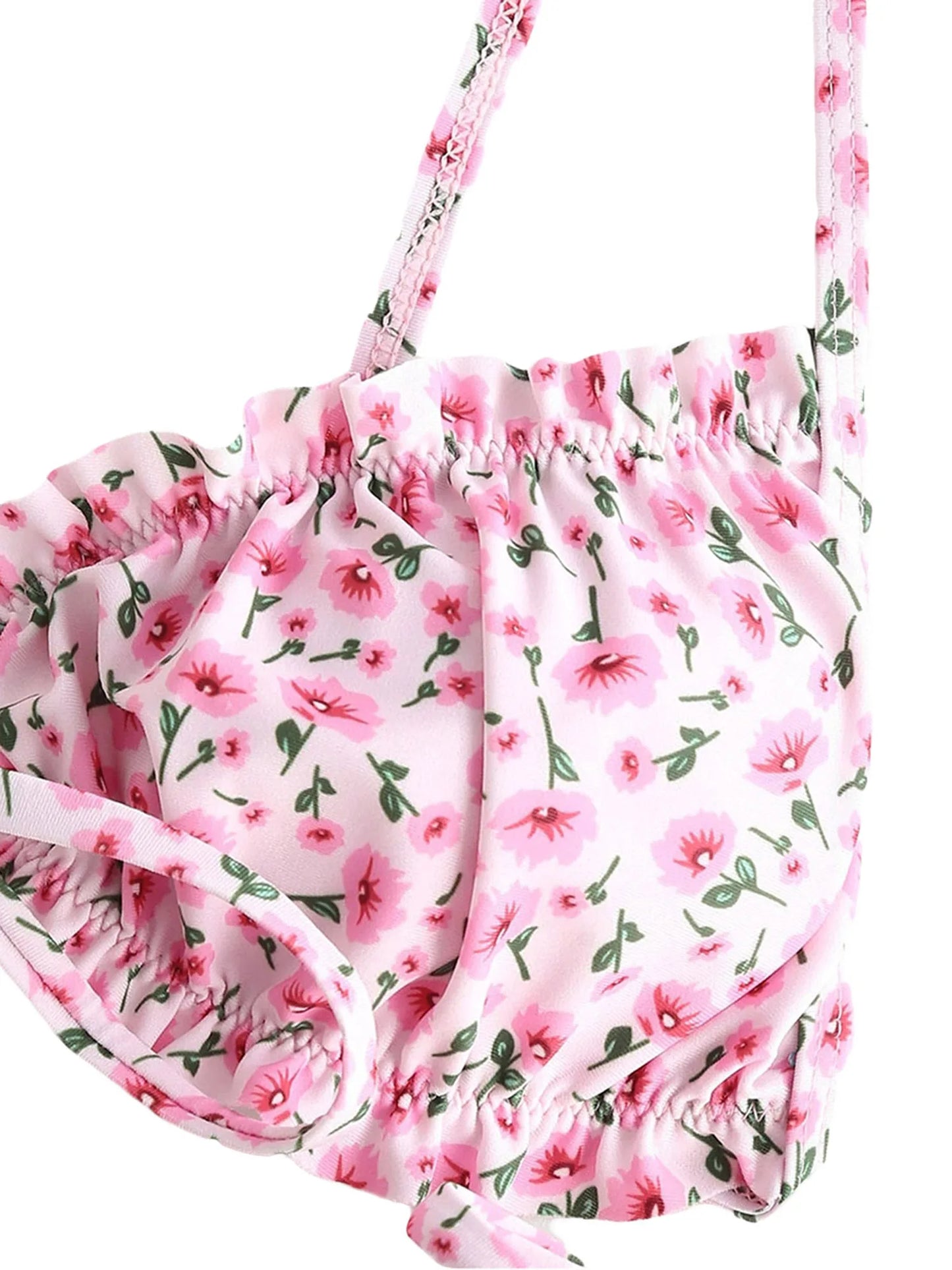 BookerBoutique25 Floral Butterfly Geometric Bikini Set