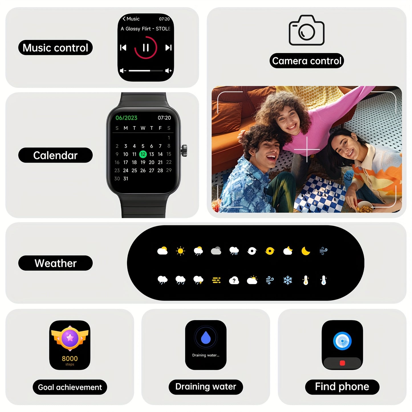 Wireless Smartwatch Device USB Powered Connectivity