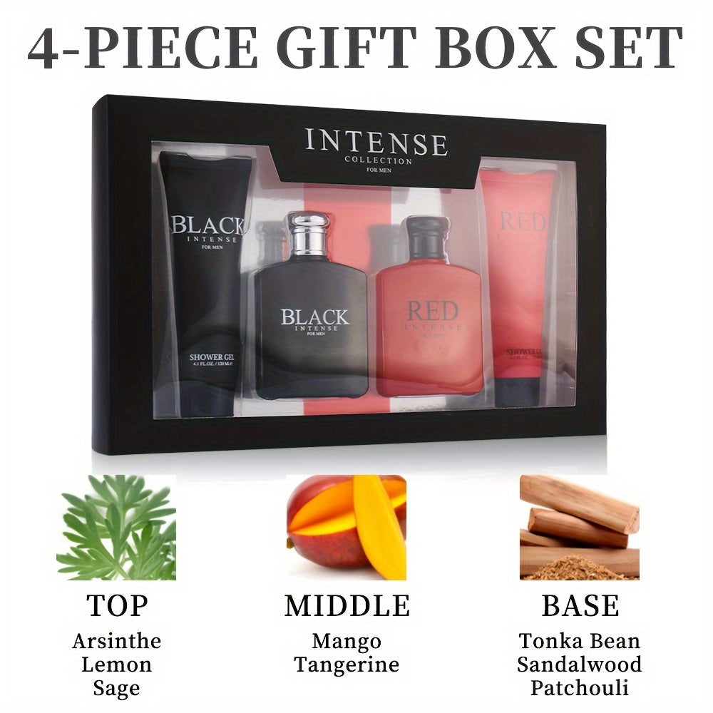 Mens Eau De Toilette And Shower Gel Gift Set Box Duo