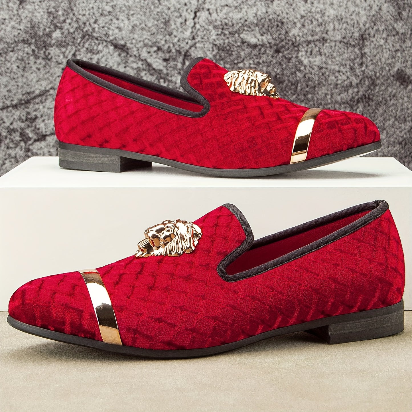 Men's Casual Slip On PU Shoes With Comfortable Lining