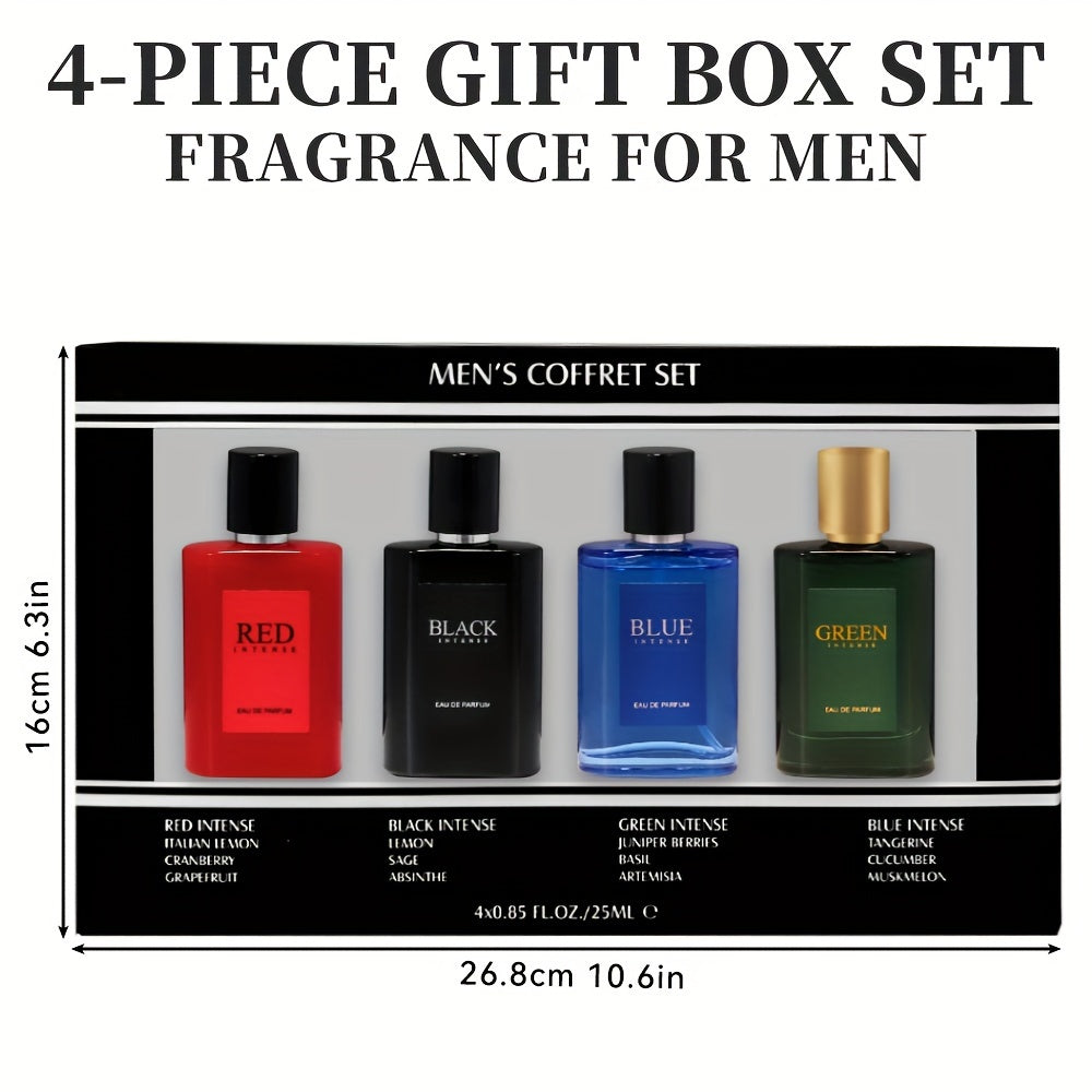 Men's 4 Piece Eau De Toilette Gift Set Citrus Fragrance