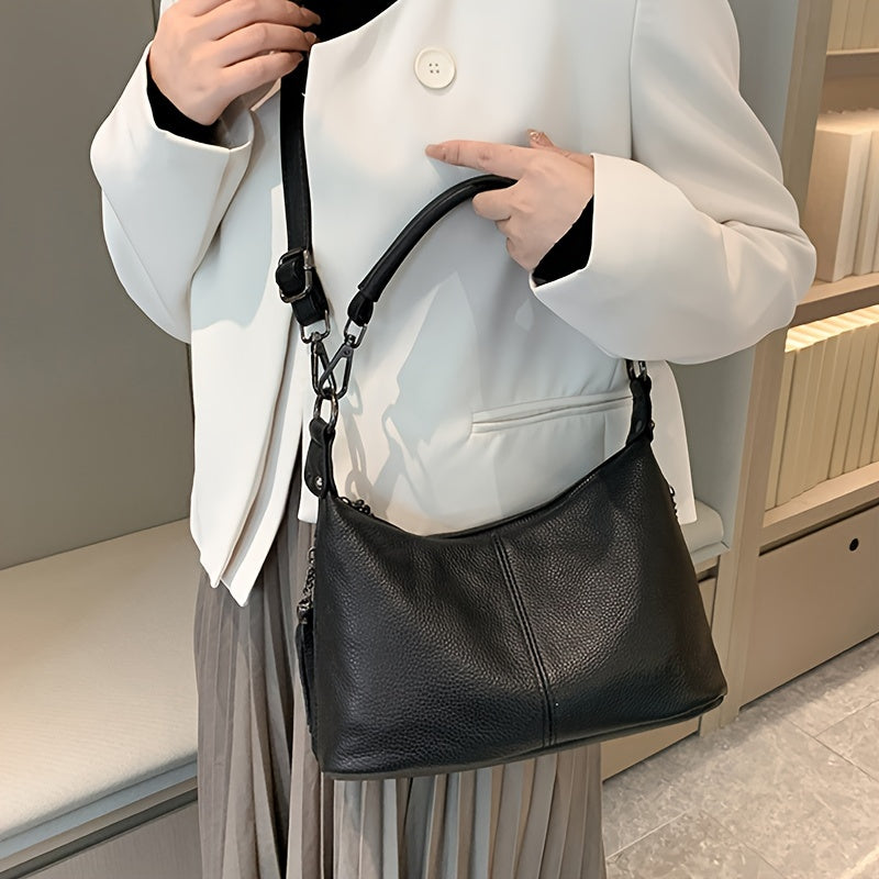 Black Purse with Adjustable Strap