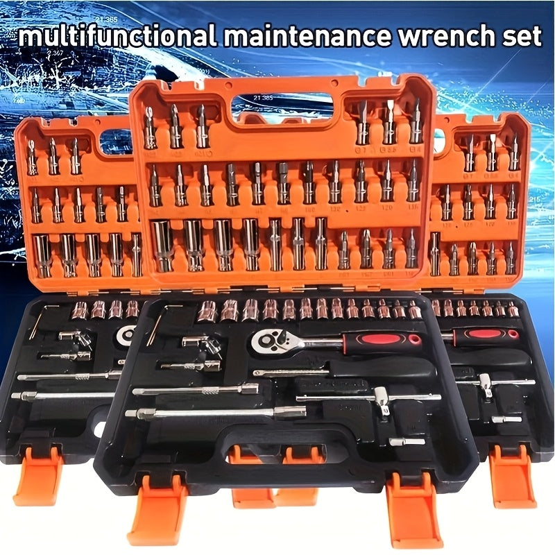 Professional Car Repair Tool Set with Carrying Case