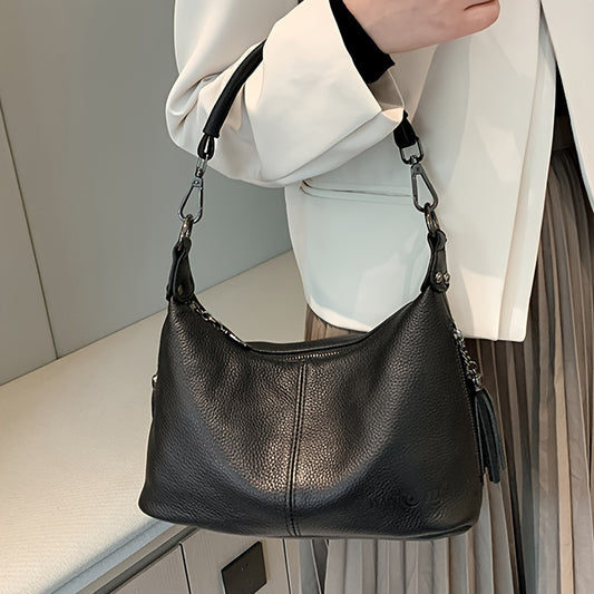 Black Purse with Adjustable Strap