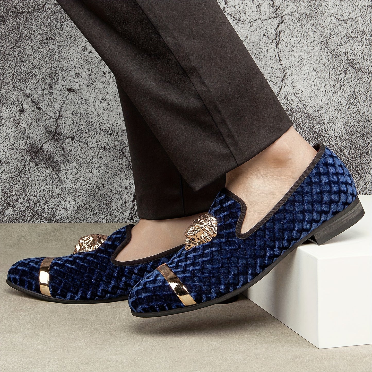 Men's Casual Slip On PU Shoes With Comfortable Lining