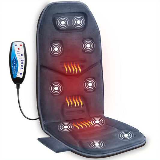 Heated Vibration Massage Seat Cushion for Back and Chair