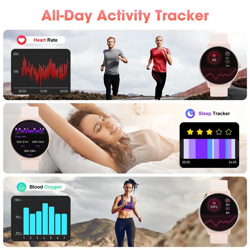 Karchilor 2024 Women’s Smartwatch with Health Tracking