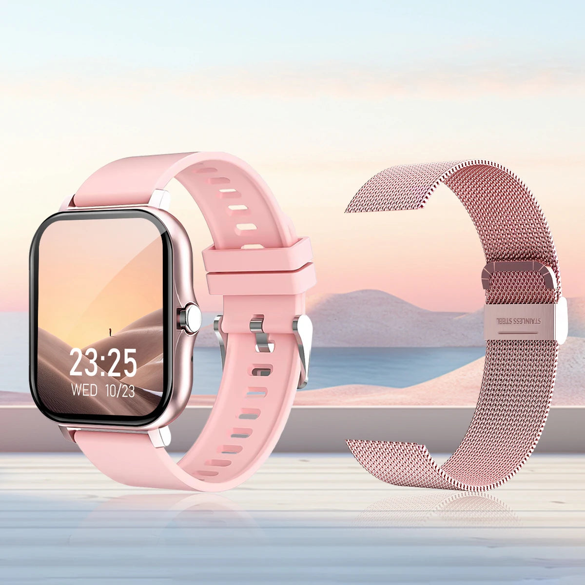 BookerBoutique25 Smart Watch Wireless Calling FitnessTracker