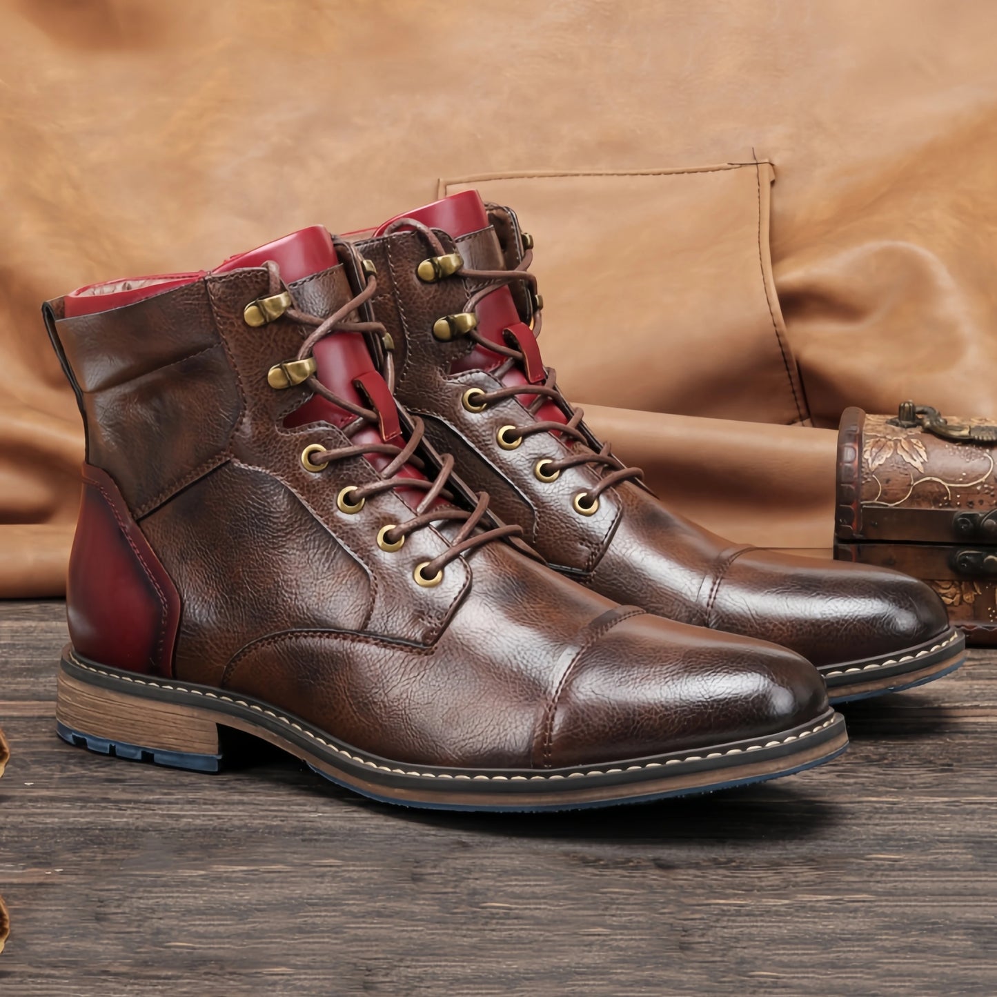 Retro Leather Men’s Boots