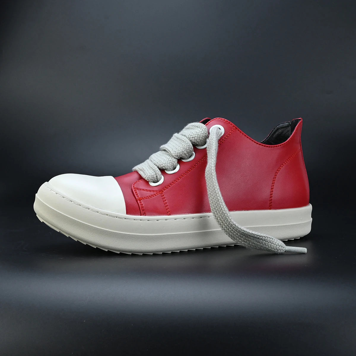 Men Shoe Black Canvas Low Top Women Sneaker OwensQuality Lace Up