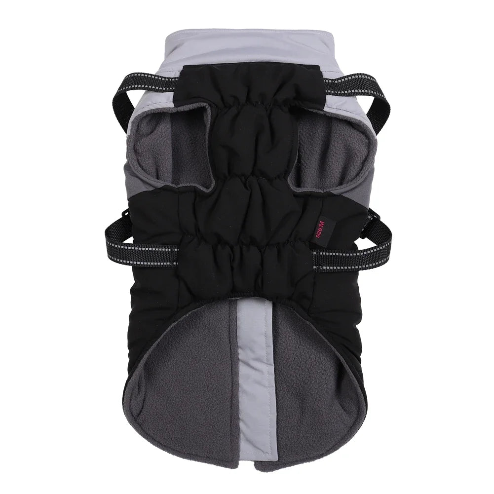 Winter Dog Harness Vest Clothes Waterproof Warm Jacket for Small Dogs Shih Tzu Chihuahua Pug