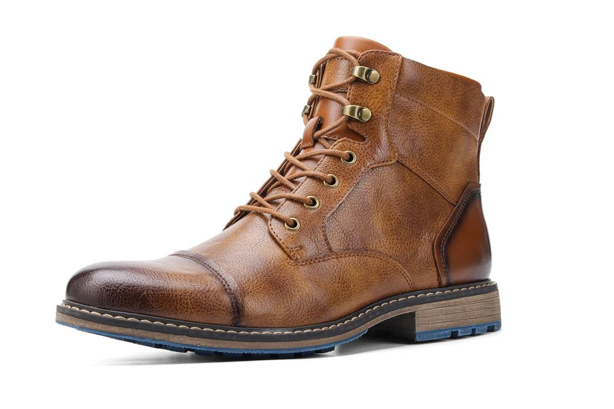 Retro Leather Men’s Boots