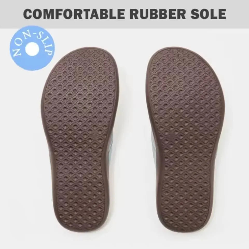 Secret Dig Women Sandals Arch Support Flip Flops for Plantar Fasciitis Comfort Summer Flat Bottom Casual Slippers