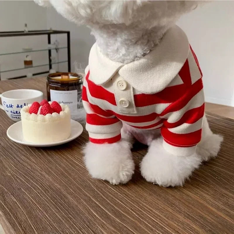 Lightweight Striped Pet Outfit