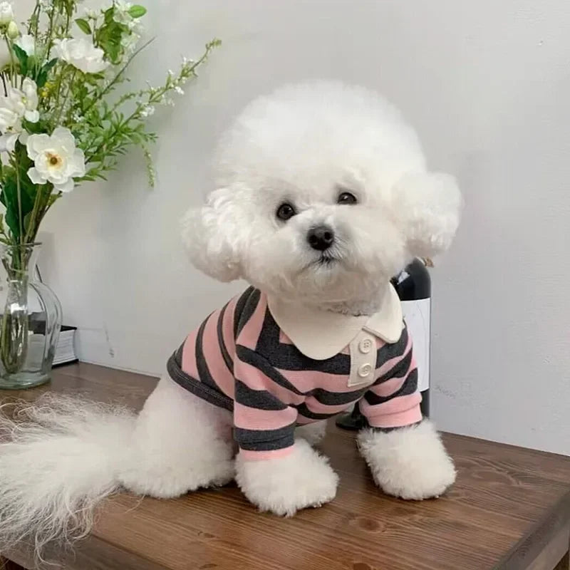 Lightweight Striped Pet Outfit