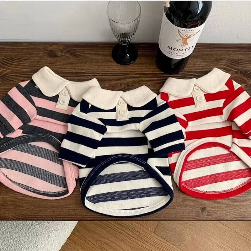 Lightweight Striped Pet Outfit