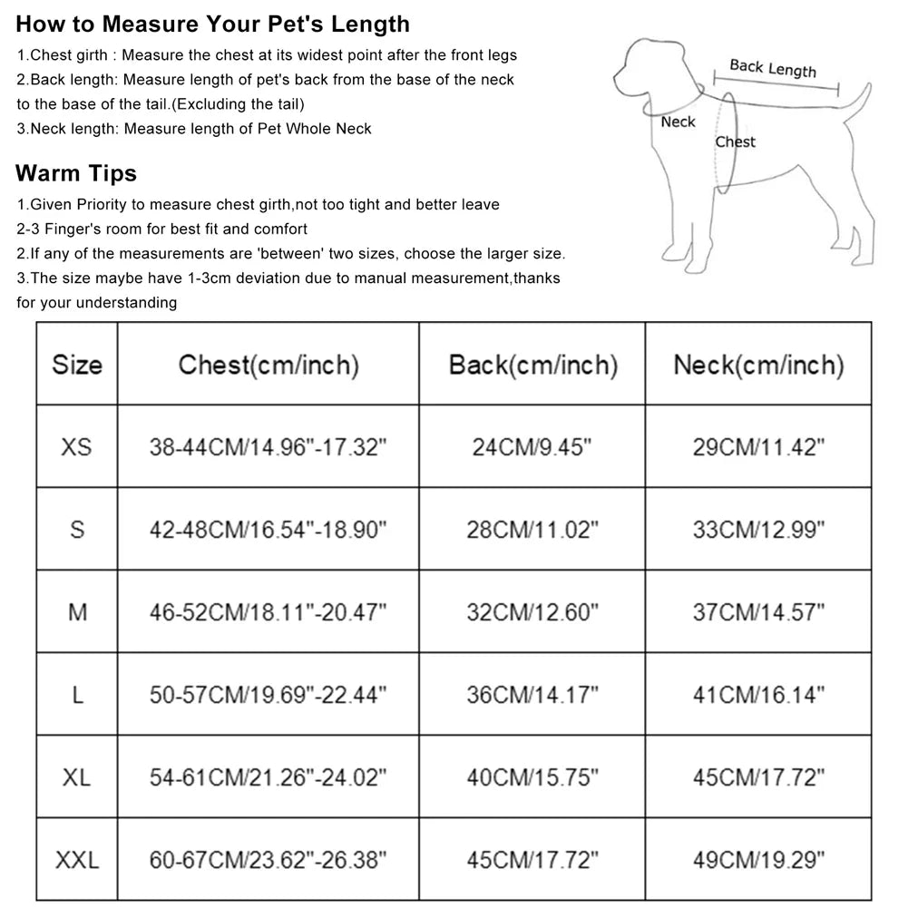 BookerBoutique25 Winter Dog Harness Vest Coat Waterproof