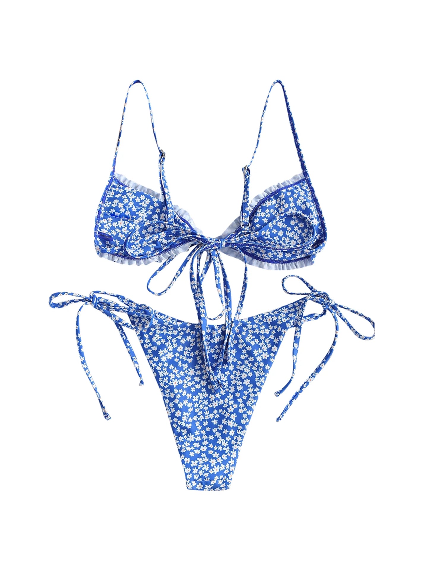 BookerBoutique25 Floral Butterfly Geometric Bikini Set