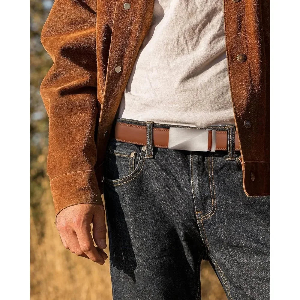 Men's Leather Ratchet Belt