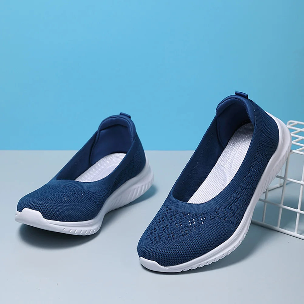 Women Knit Walking Shoes