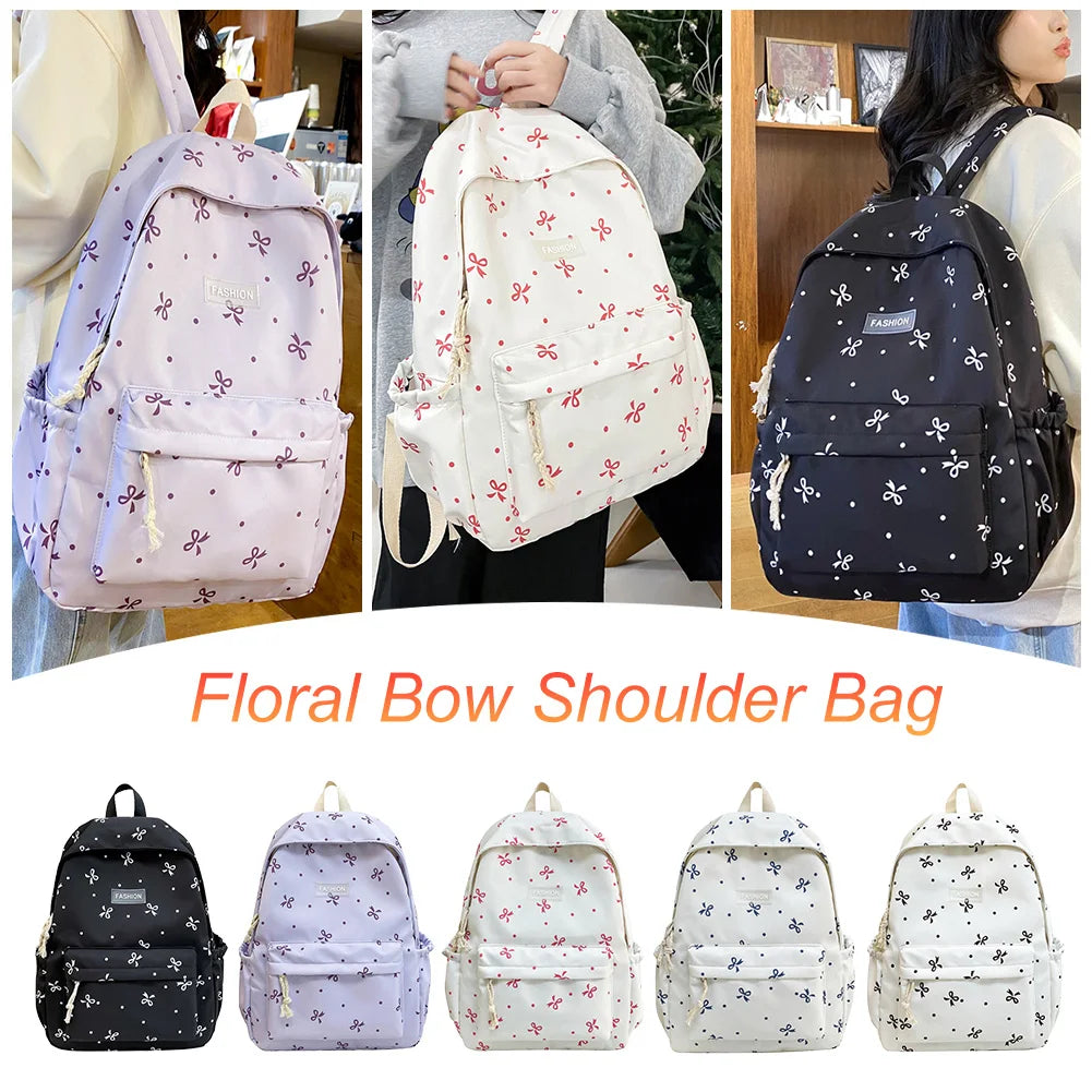 Women’s Student Backpack – Large Capacity Casual School Bag