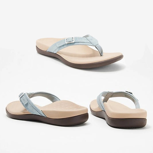 Secret Dig Women Sandals Arch Support Flip Flops for Plantar Fasciitis Comfort Summer Flat Bottomed Casual Flip Flops