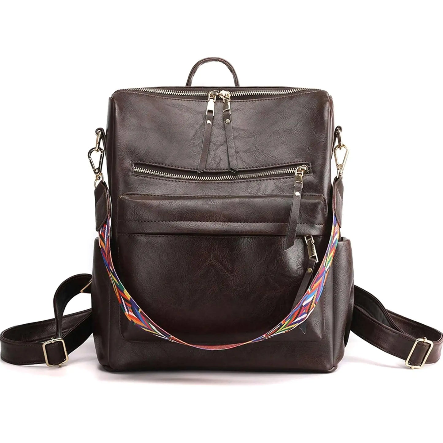 Stylish Women's PU Leather Backpack Purse for Everyday Use