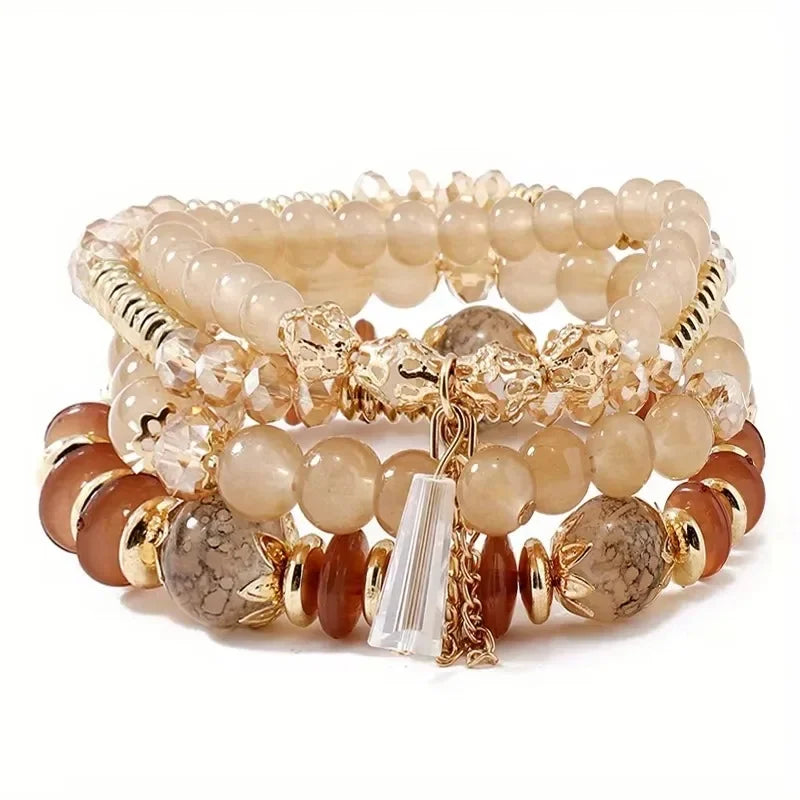 Bohemian Beaded Bracelets Set for Fashionable Summer Style