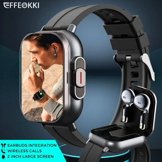 2 In 1 Smartwatch With Earbuds Wireless Multi-Sport NFC Call