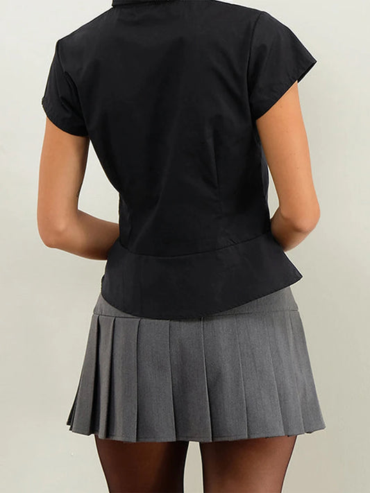 Women s Casual V-Neck T-Shirt Loose Fit Summer Tops for Ladies