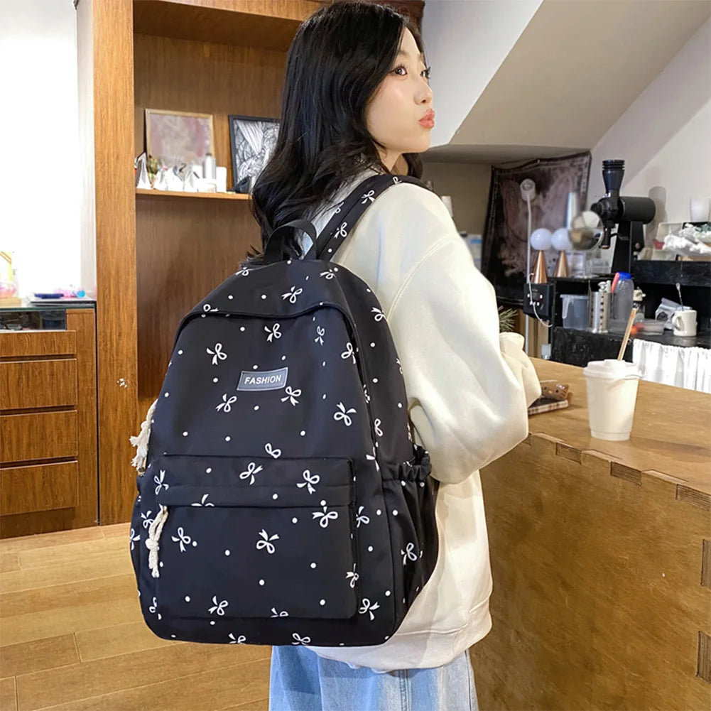 Women’s Student Backpack – Large Capacity Casual School Bag