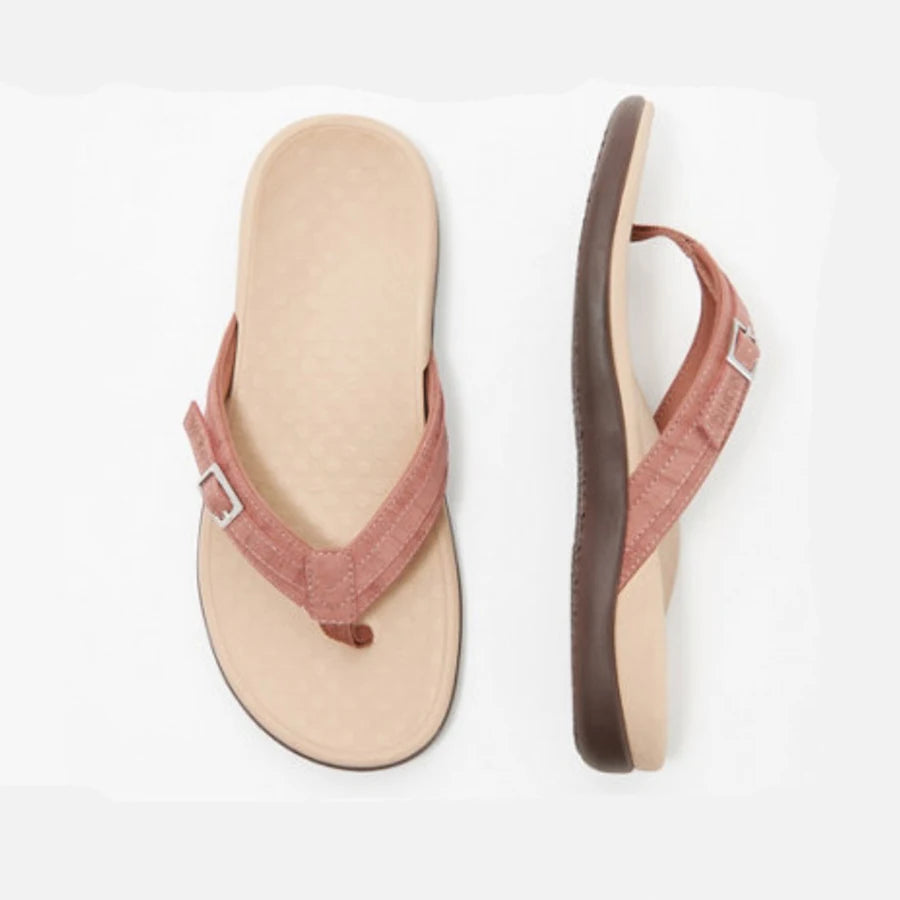 Secret Dig Women Sandals Arch Support Flip Flops for Plantar Fasciitis Comfort Summer Flat Bottom Casual Slippers
