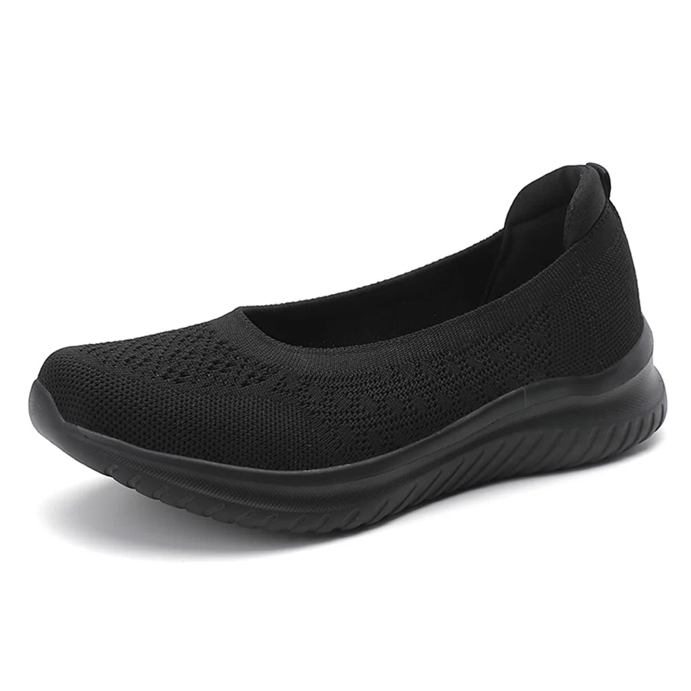 Women Knit Walking Shoes
