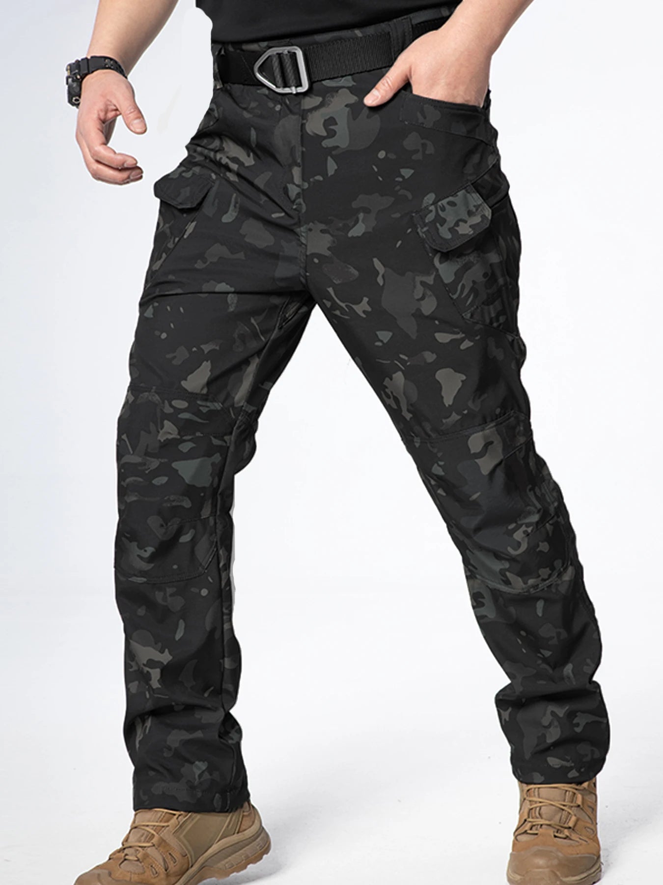 BookerBoutique25 Casual Cargo Pants Men Quick Dry Outdoor