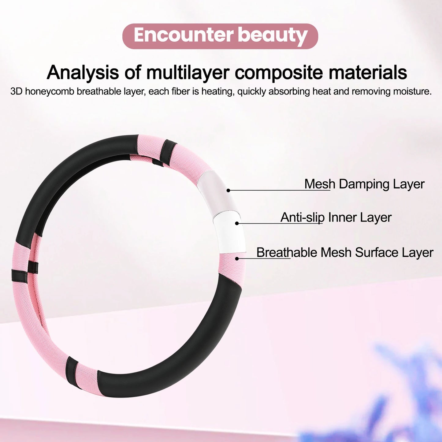 BookerBoutique25 Steering Wheel Cover For Women And Girls