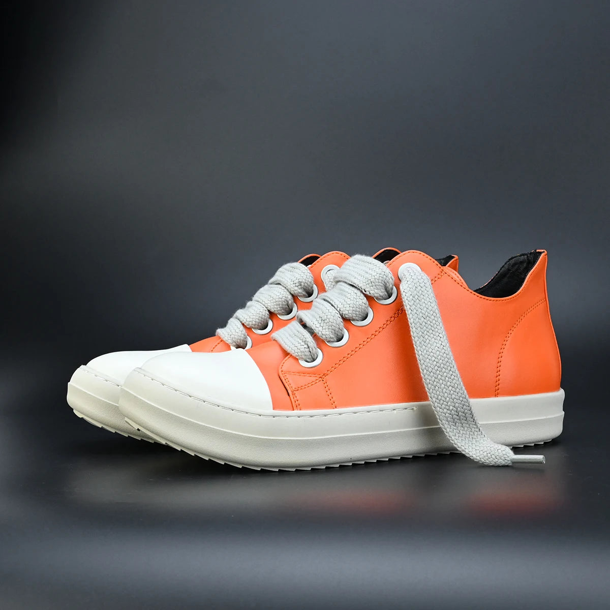 Men Shoe Black Canvas Low Top Women Sneaker OwensQuality Lace Up